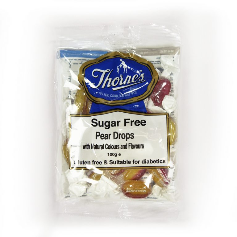 Thorne's Sugar Free Pear Drops • Master Henry's Emporium of Sweets