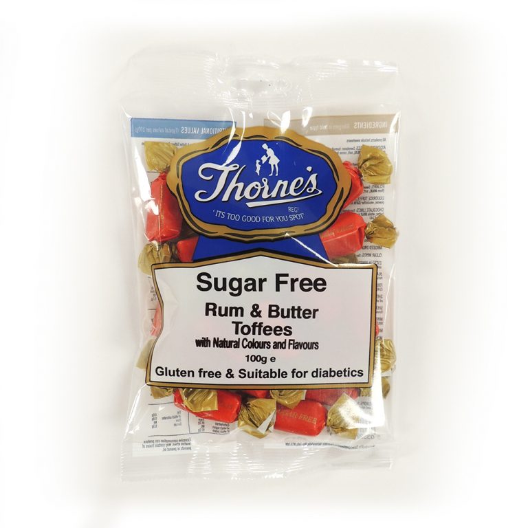 Thornes Sugar Free Rum and Butter Toffees • Master Henry's Emporium of ...